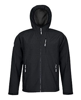 Mens Sherpa Lined Waterproof Jacket (Black/Charcoal)
