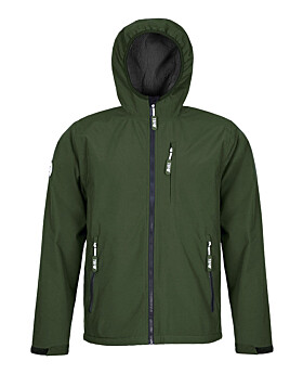 Mens Sherpa Lined Waterproof Jacket (Forest/Charcoal)