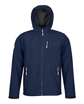 Mens Sherpa Lined Waterproof Jacket (Marine Blue/Charcoal)
