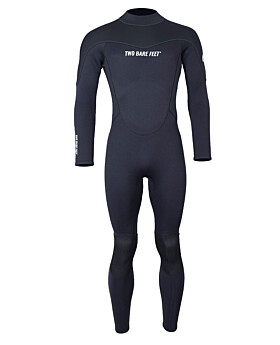 Two Bare Feet SupaFlex 3/2mm Mens Wetsuit (Black)-2XL