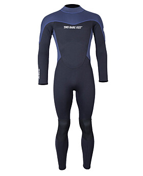 Two Bare Feet SupaFlex 4/3mm Mens Winter Wetsuit (Navy/Black)-Small