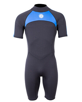 Two Bare Feet Flare 2.5mm Mens Superstretch Shorty Wetsuit (Blue)