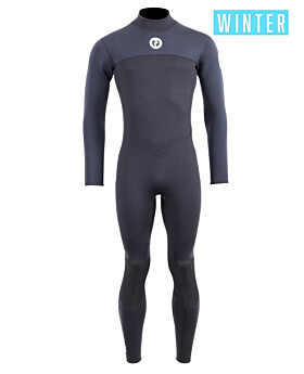 Two Bare Feet Thunderclap 4/3mm Mens Winter Wetsuit (Black)