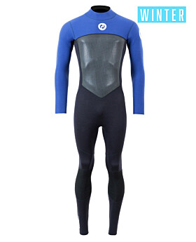 Two Bare Feet Thunderclap Pro 5/4mm Mens Winter Wetsuit (Black / Blue)