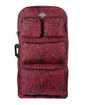 44" Quad Bodyboard Bag (Red Classic Pattern)