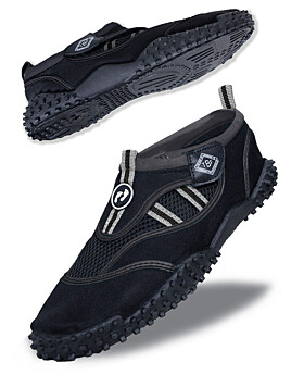 Two Bare Feet Rockpool Adults Aqua Shoes (Black)