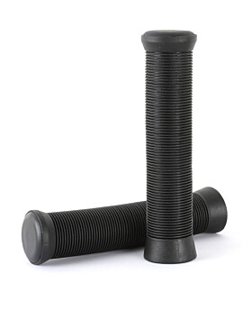 TBF Ultra Series Rubber Handlebar Grips Pair (Black)