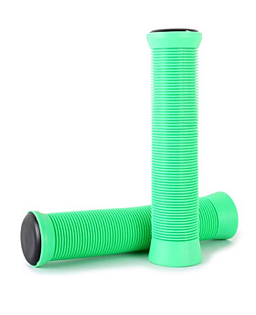 TBF Ultra Series Rubber Handlebar Grips Pair (Green)