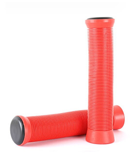 TBF Ultra Series Rubber Handlebar Grips Pair (Red)