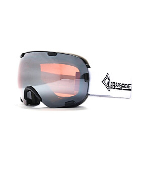 Two Bare Feet Method Ski Snow Goggles (Black / Mirror Red)