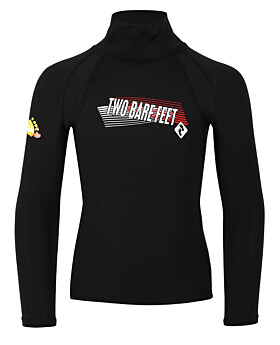 Two Bare Feet Junior Thermal Long Sleeve Rash Vest (Black)
