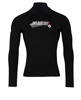 Two Bare Feet Adults Thermal Long Sleeve Rash Vest (Black)