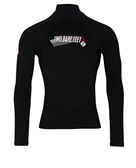 Two Bare Feet Adults Thermal Long Sleeve Rash Vest (Black)-3XL