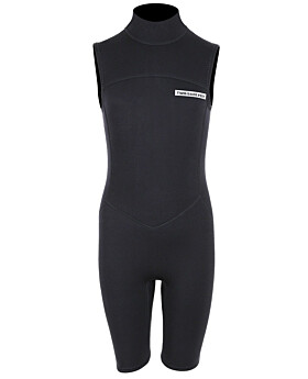 Thunderclap 2.5mm Junior Sleeveless Shorty Wetsuit (Black)