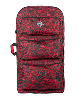44" Triple Bodyboard Bag (Red Classic Pattern)