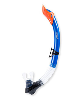 Two Bare Feet Junior Silicone Snorkel (Blue)