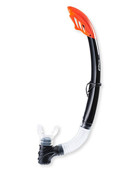 Two Bare Feet Silicone Snorkel (Black)