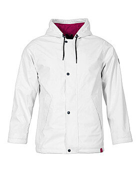 Elemental Waterproof Lightweight Jacket (White/Raspberry)