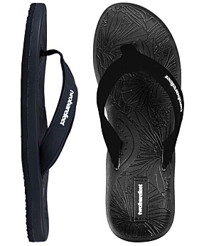 Blossom Ladies Flip Flops (Black)