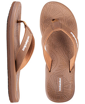Blossom Ladies Flip Flops (Brown)