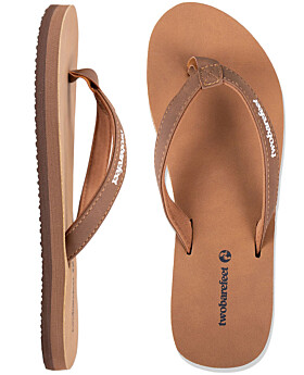 Devon Ladies Flip Flops (Brown)