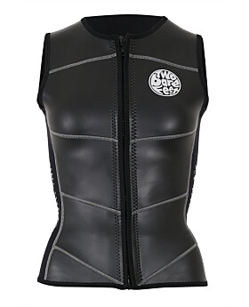 Two Bare Feet Womens Glideskin Sleeveless Wetsuit Jacket (Black)
