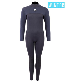 Two Bare Feet Thunderclap 4/3mm Womens Winter Wetsuit (Black)