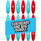 Two Bare Feet Foamy Surfboard & Boardbag Package (6ft, 7ft, 8ft)