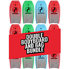 Two Bare Feet Space Double Bodyboard and Bag Bundle (Choice of 33", 37", 41", 42", 44")  