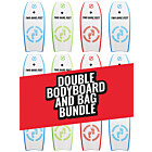 Two Bare Feet Future Double Bodyboard and Bag Bundle (Choice of 37" & 42")