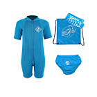 Premier Baby Swim Kit - Aquatica Wetsuit + Swim Nappy + Towel + Bag (Aqua)
