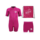 Deluxe Baby Swim Kit - Aquatica Wetsuit + Nappy Shorts + Bag (Raspberry)