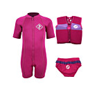 Essentials Baby Swim Kit - Aquatica Wetsuit + Swim Nappy + Swim Vest (Raspberry)