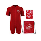 Essentials Baby Swim Kit - Aquatica Wetsuit + Towel + Bag (Red)
