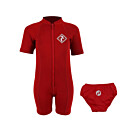Essentials Baby Swim Kit - Aquatica Wetsuit + Swim Nappy (Red)
