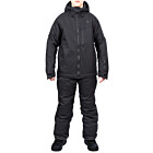 Two Bare Feet All-in-One Rift Snow Pants & Jacket Set (Black / Black)