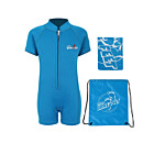 Essentials Baby Swim Kit - Classic Wetsuit + Towel + Bag (Aqua)