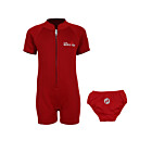 Essentials Baby Swim Kit - Classic Wetsuit + Swim Nappy (Red)