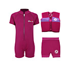 Essentials Baby Swim Kit - Classic Wetsuit + Nappy Shorts + Swim Vest (Raspberry)