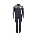 Two Bare Feet Junior Aspect Fleece Lined Zipless Thermal 2.5mm Superstretch Wetsuit Top & Pants Set (Black/Grey)