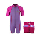 Essentials Baby Swim Kit - Lycra Arm Wetsuit + Swim Vest (Lilac)