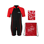 Essentials Baby Swim Kit - Lycra Arm Wetsuit + Swim Bag + Swim Towel (Red)