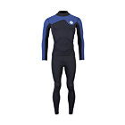 Two Bare Feet Mens Aspect Fleece Lined Zipless Thermal 2.5mm Superstretch Wetsuit Top & Pants Set (Black/Blue)