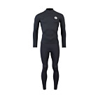 Two Bare Feet Mens Aspect Fleece Lined Zipless Thermal 2.5mm Superstretch Wetsuit Top & Pants Set (Black)