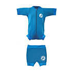 Essentials Baby Swim Kit - Newborn Wetsuit + Nappy Shorts (Aqua)