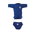 Essentials Baby Swim Kit - Newborn Wetsuit + Swim Nappy (Blue)