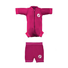 Essentials Baby Swim Kit - Newborn Wetsuit + Nappy Shorts (Raspberry)