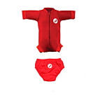 Essentials Baby Swim Kit - Newborn Wetsuit + Swim Nappy (Red)
