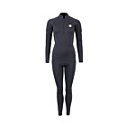 Two Bare Feet Unisex Perspective Half Zip 2.5mm Wetsuit Jacket & Pants Set (Black/Grey/Grey)