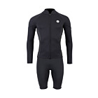 Two Bare Feet Perspective Full Zip 2.5mm Wetsuit Jacket & Shorts Set (Black/Grey/Grey)